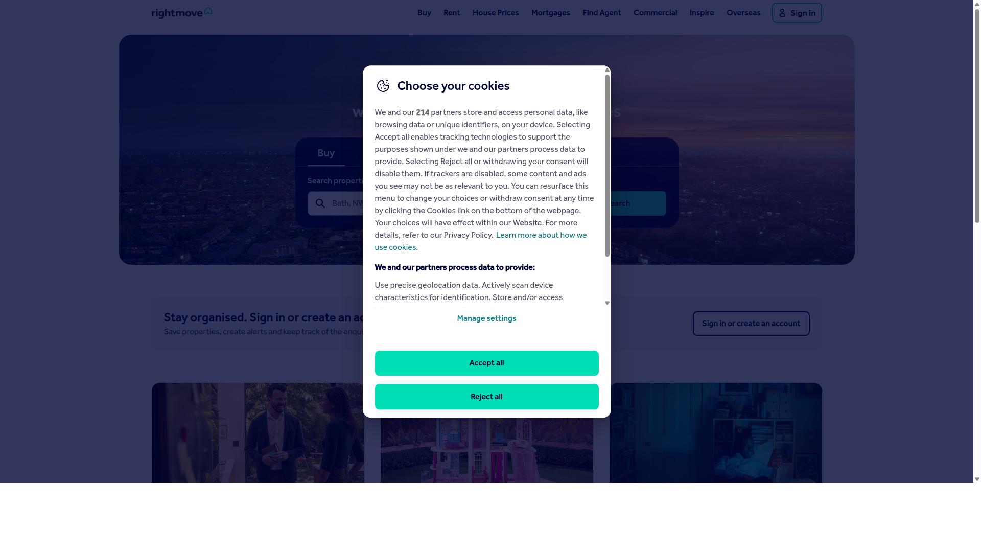 Rightmove website